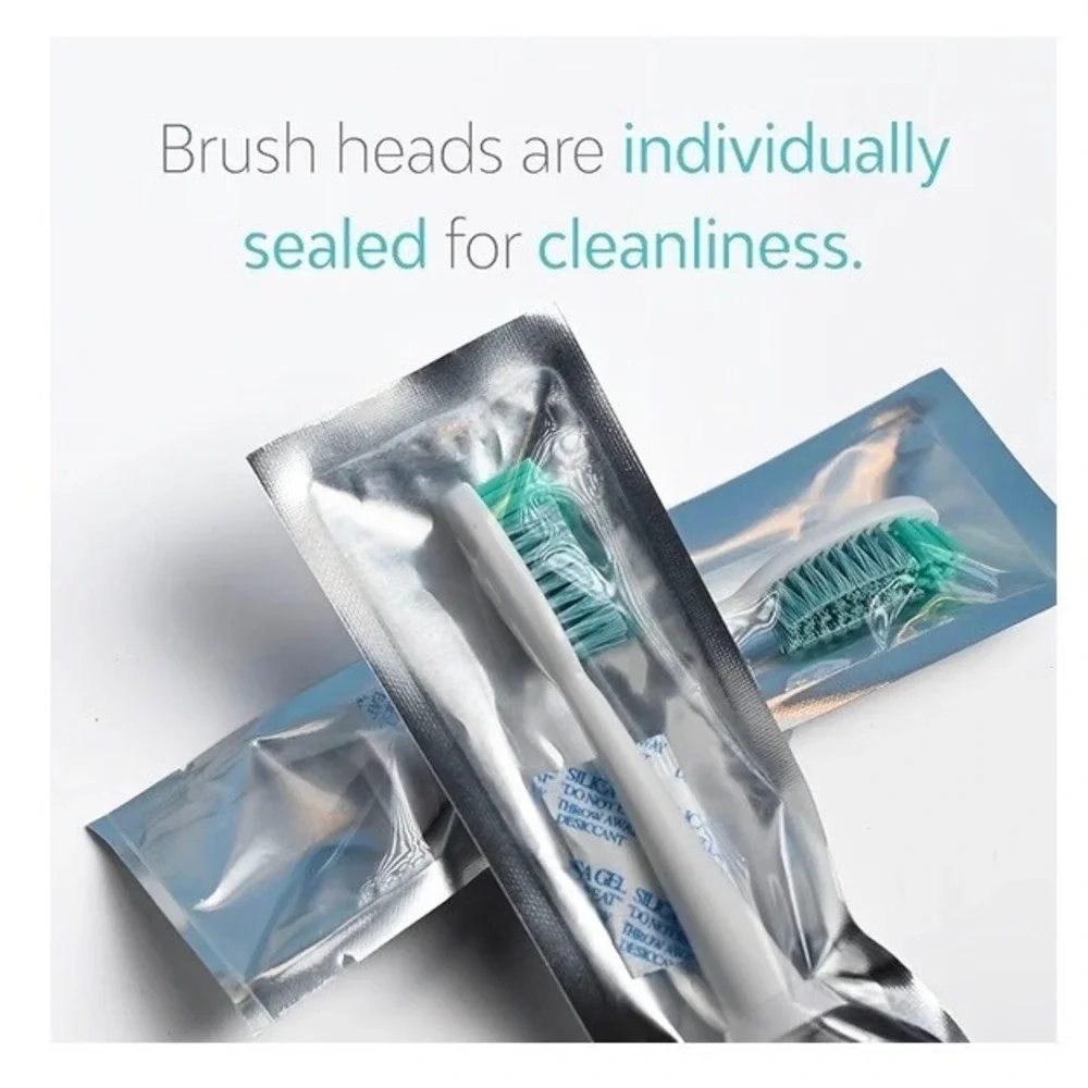 Tao Toothbrush Replacement Heads 2pk White Whitening Daily Care Oral Hygiene New